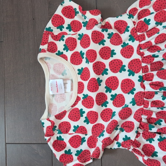 Hanna Andersson 3T Strawberry Playground Dress with Pockets - Picture 4 of 7
